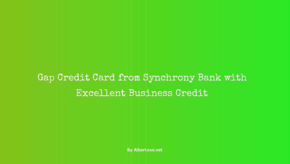 synchrony bank gap credit card