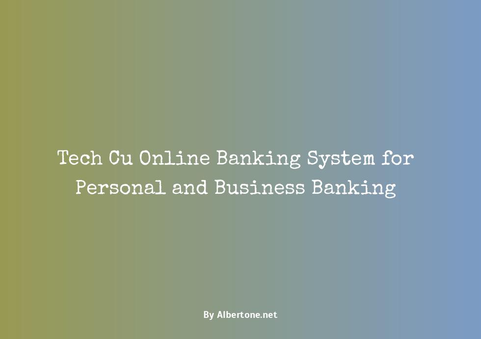 tech cu online banking