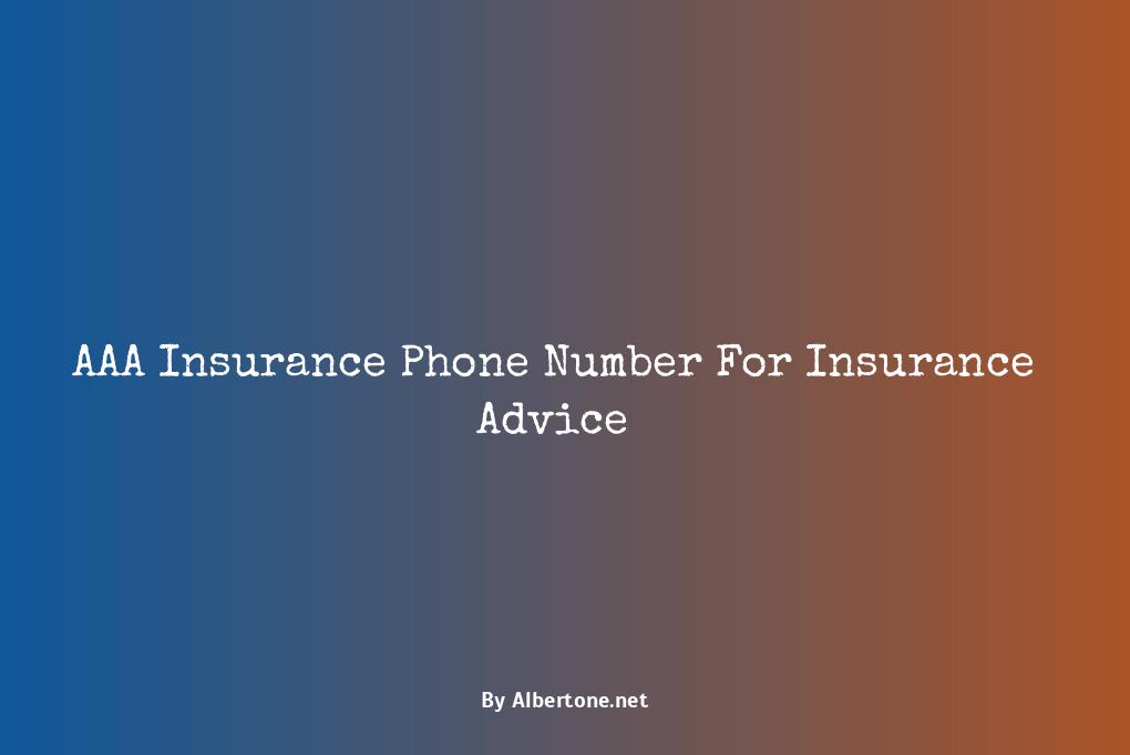 telephone number for aaa insurance