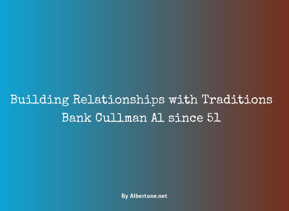 traditions bank cullman al