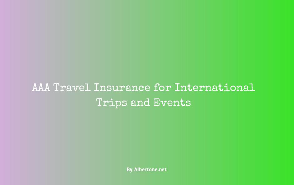 travel insurance through aaa