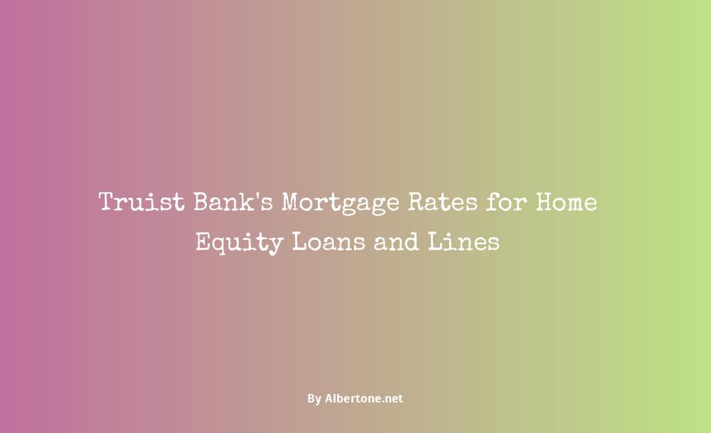 truist bank mortgage rates