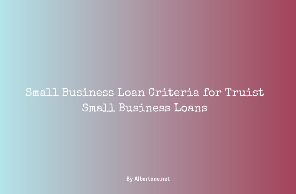 truist small business loans