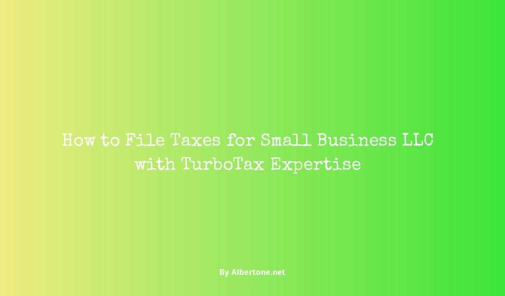 turbotax for small business llc