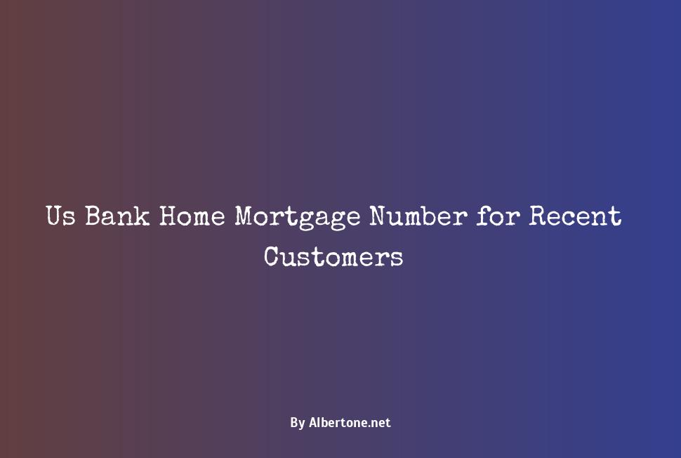 us bank home mortgage number