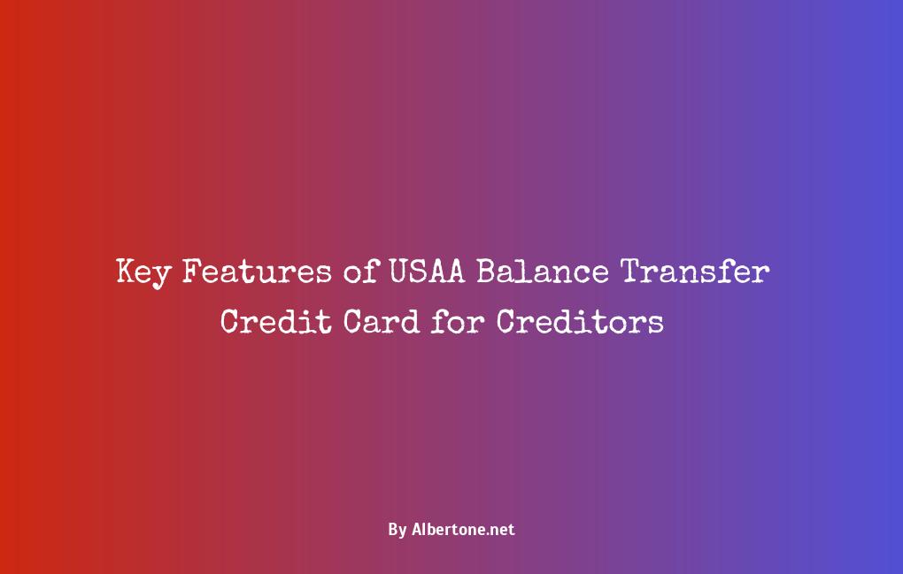 usaa balance transfer credit card