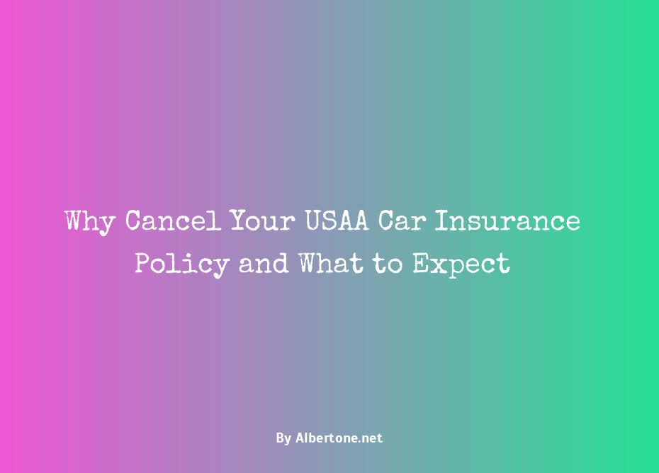 usaa cancel auto insurance