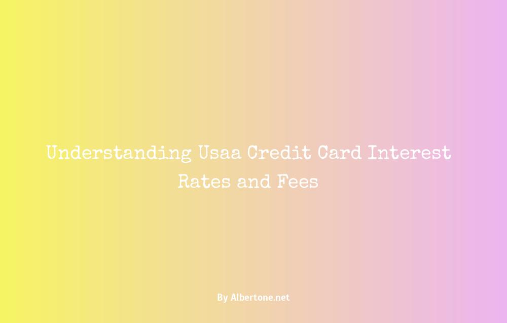 usaa credit card interest rate