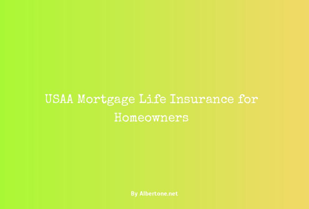 usaa mortgage life insurance