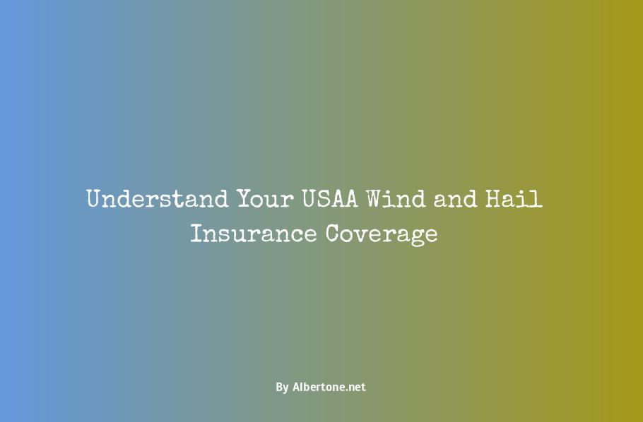 usaa wind and hail insurance