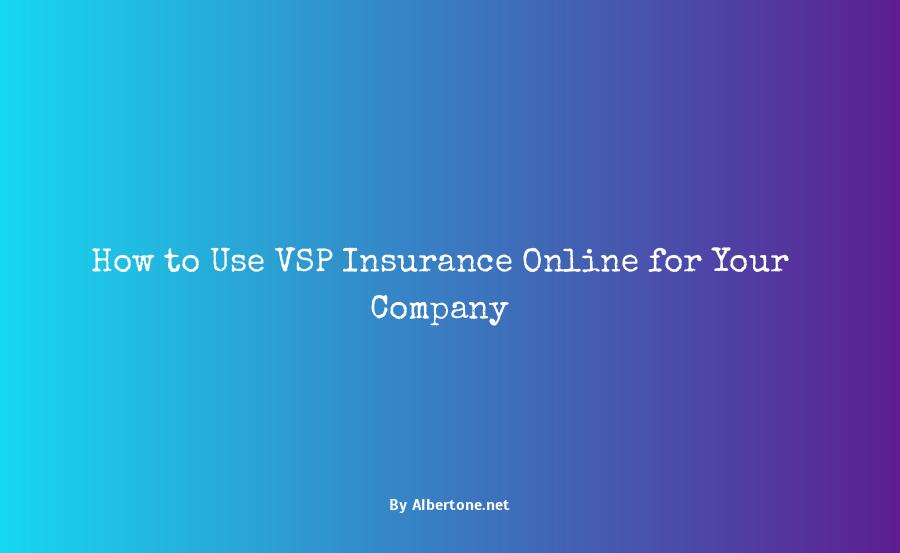 use vsp insurance online