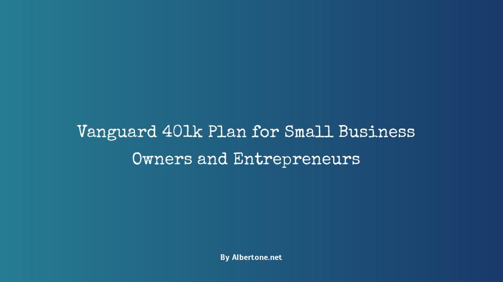 vanguard 401k for small business