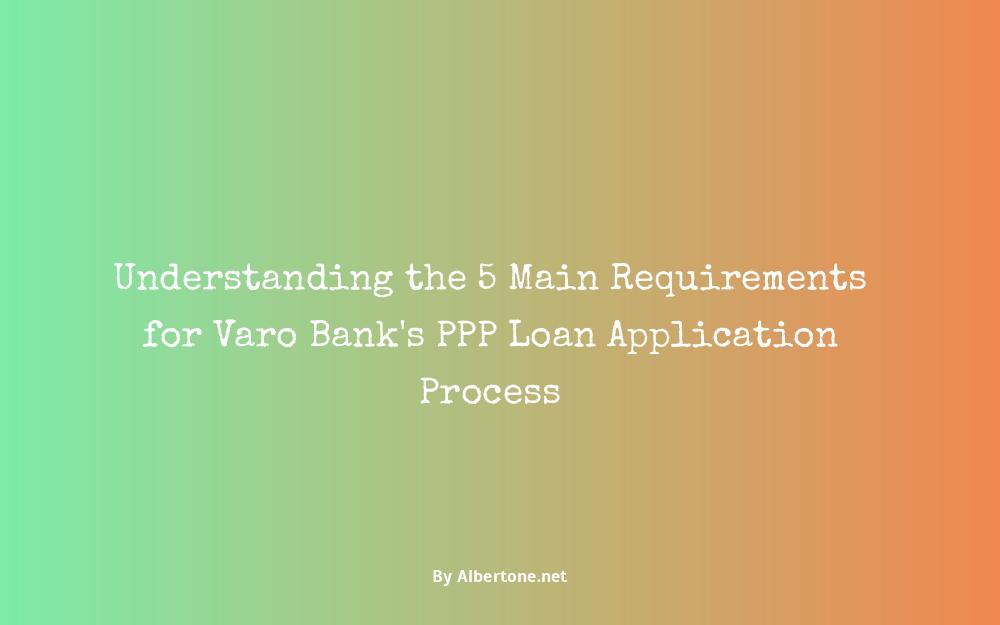 varo bank ppp loan