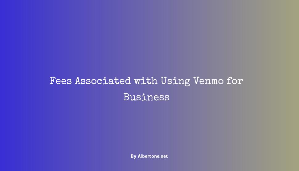 venmo charges for business