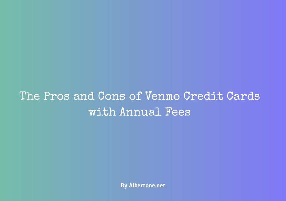 venmo credit card annual fee