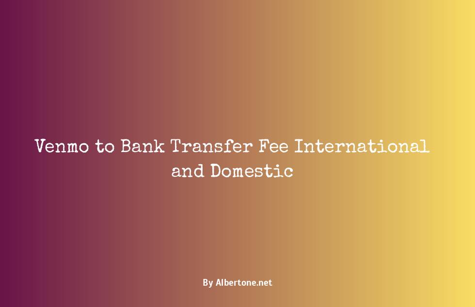 venmo transfer to bank fee