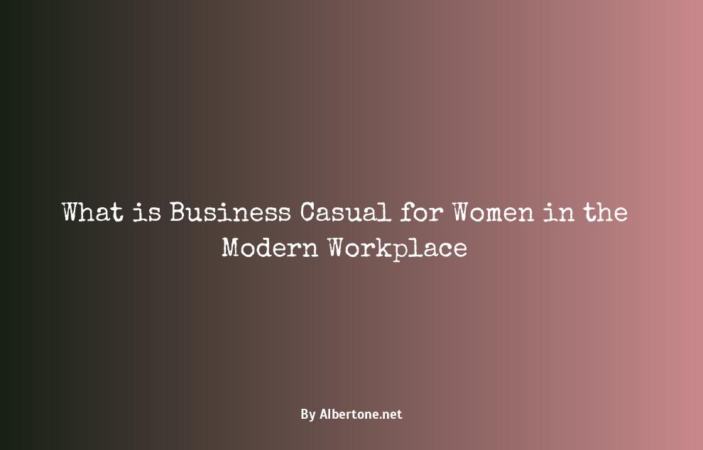 what is business casual for women