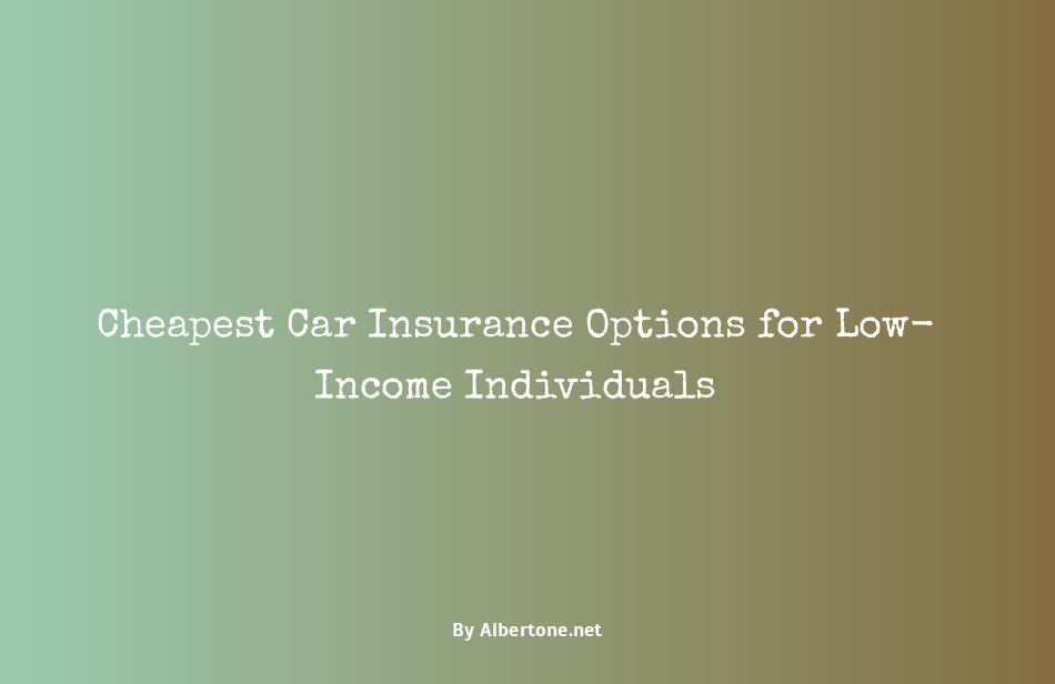 what is the cheapest car insurance