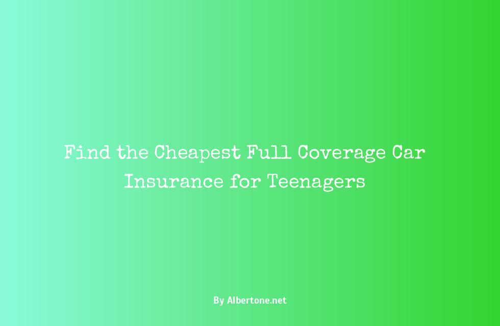 who has the cheapest full coverage car insurance