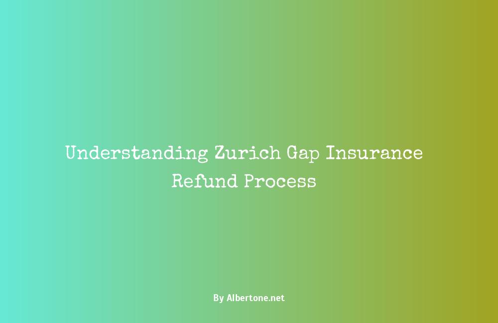 zurich gap insurance refund